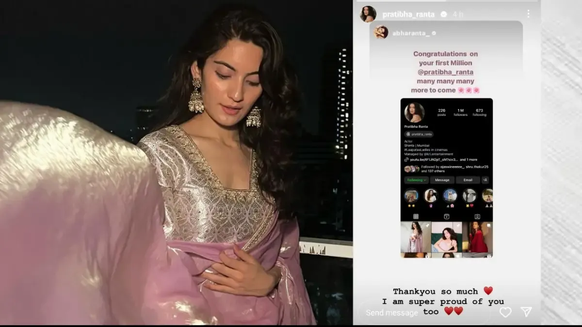 Pratibha Ranta's Instagram post