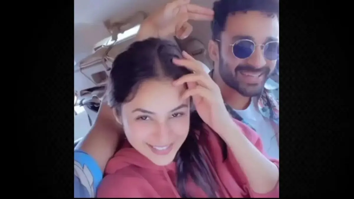 Shehnaaz Gill with Raghav Juyal