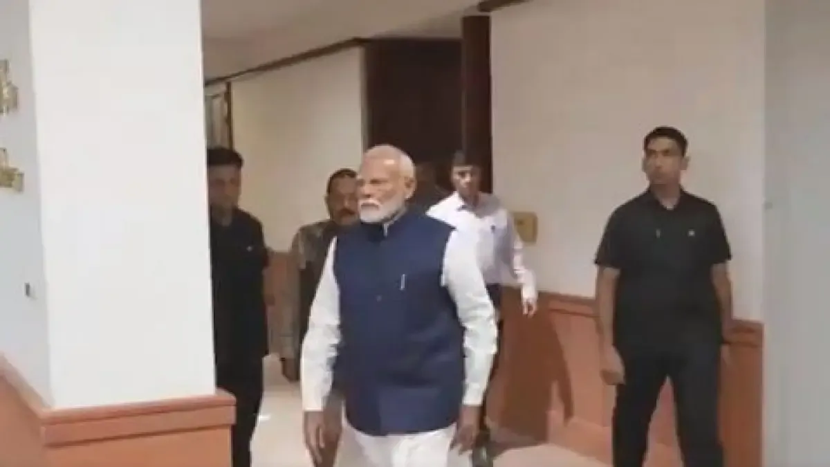 PM Modi in Parliament