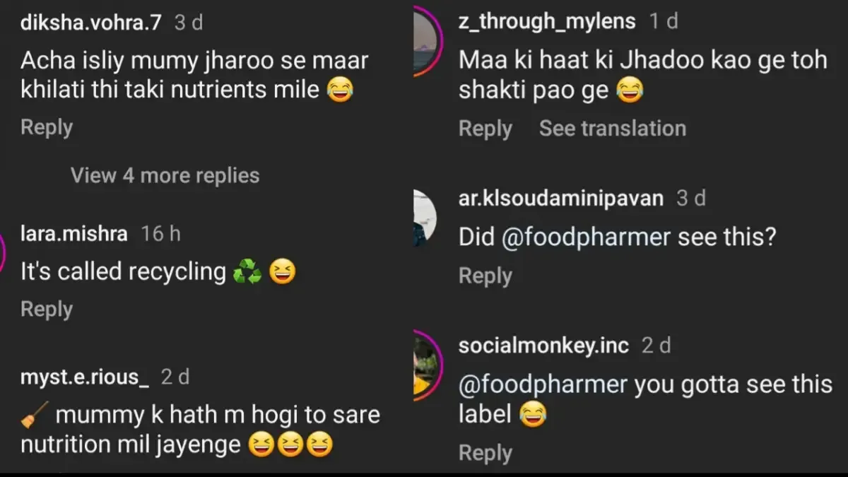 Comments on viral post