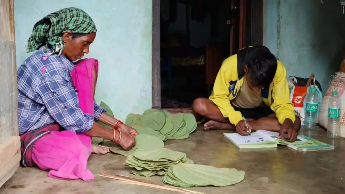 Sanatan With His Mother