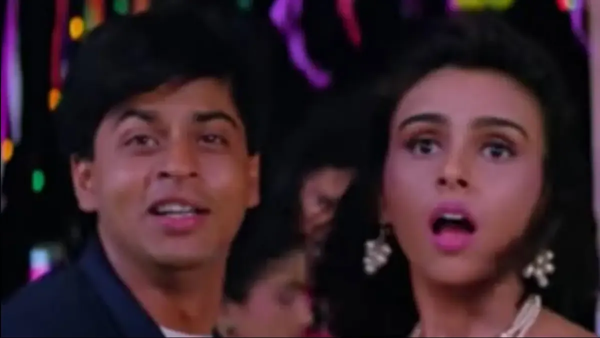 SRK and Suchitra in Kabhi Haan Kabhi Na