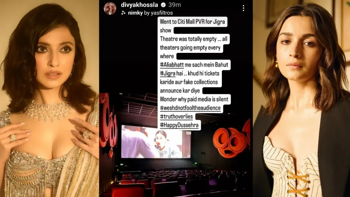 Divya Khosla takes a dig, 'Alia Bhatt me sach mein bahut Jigra hai,' over empty theatres