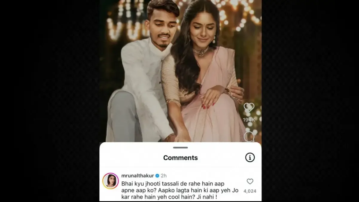 Mrunal Thakur slams fan for editing her picture