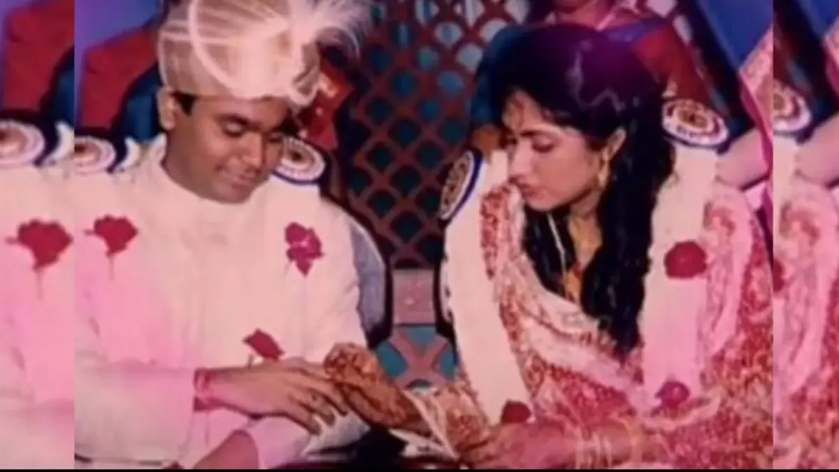 AR Rahman and Saira Banu's wedding pic