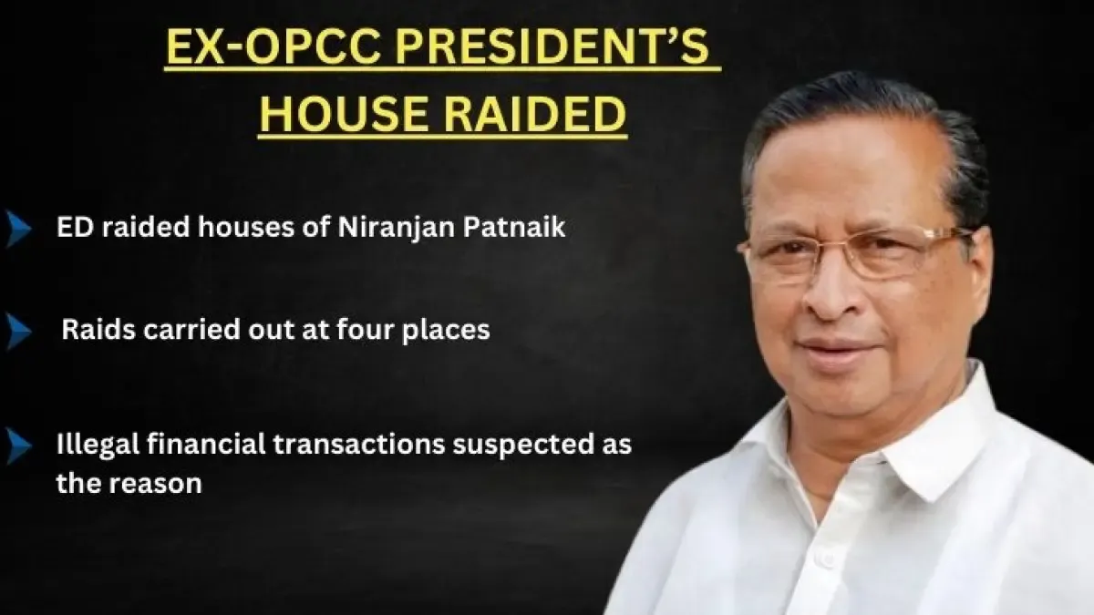 ED raids properties of former OPCC president Niranjan Patnaik