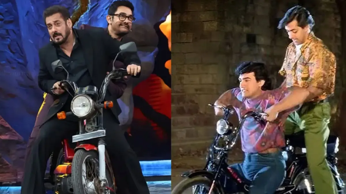 Amar-Prem reunion on Bigg Boss 18 set! Aamir Khan and Salman Khan recreate 'Do Mastane' moment
