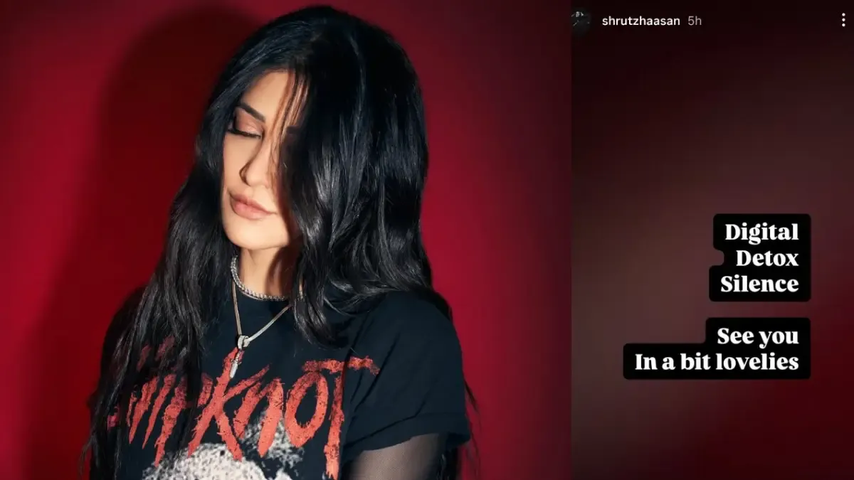 Shruti Haasan turns on 'digital detox' mode, quits social media!
