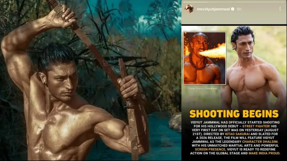 Vidyut Jammwal begins shooting as Dhalsim in Hollywood’s Street Fighter