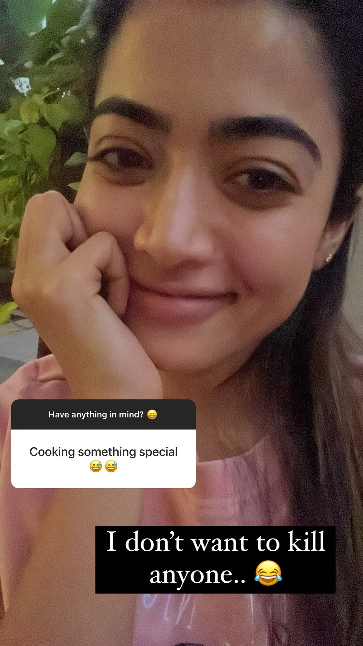 Rashmikas Insta Story 6