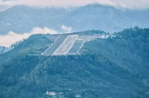 Shimla Airports runway
