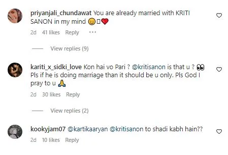 Comments on Kartiks Post