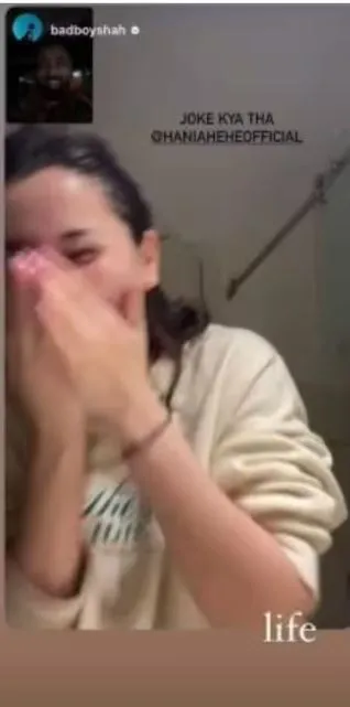 Badshahs Insta Story