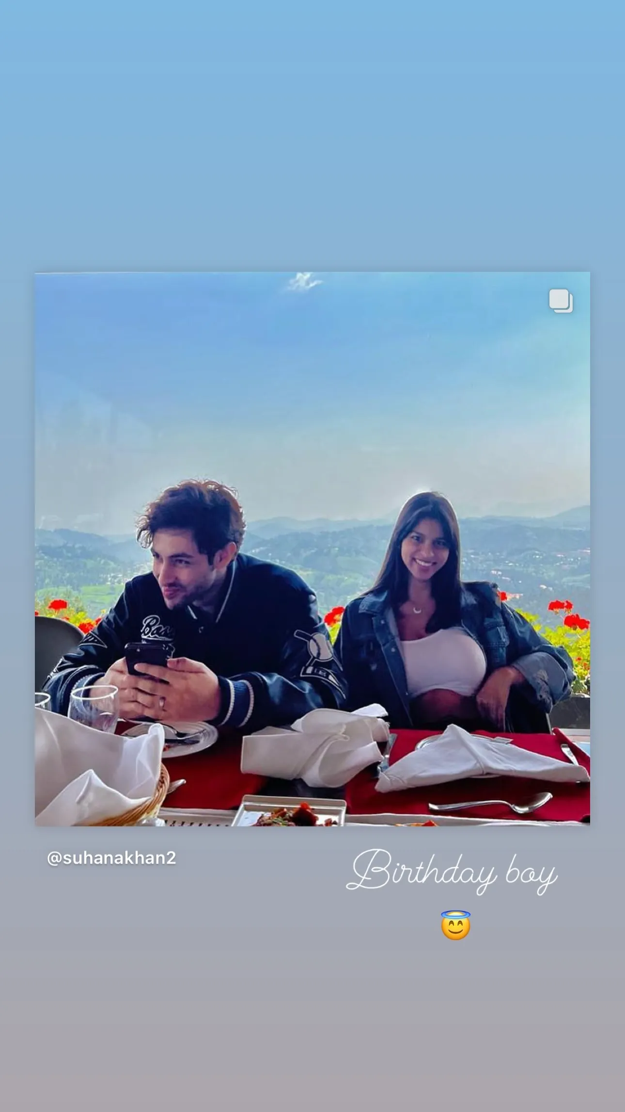 Suhana Khans Insta story