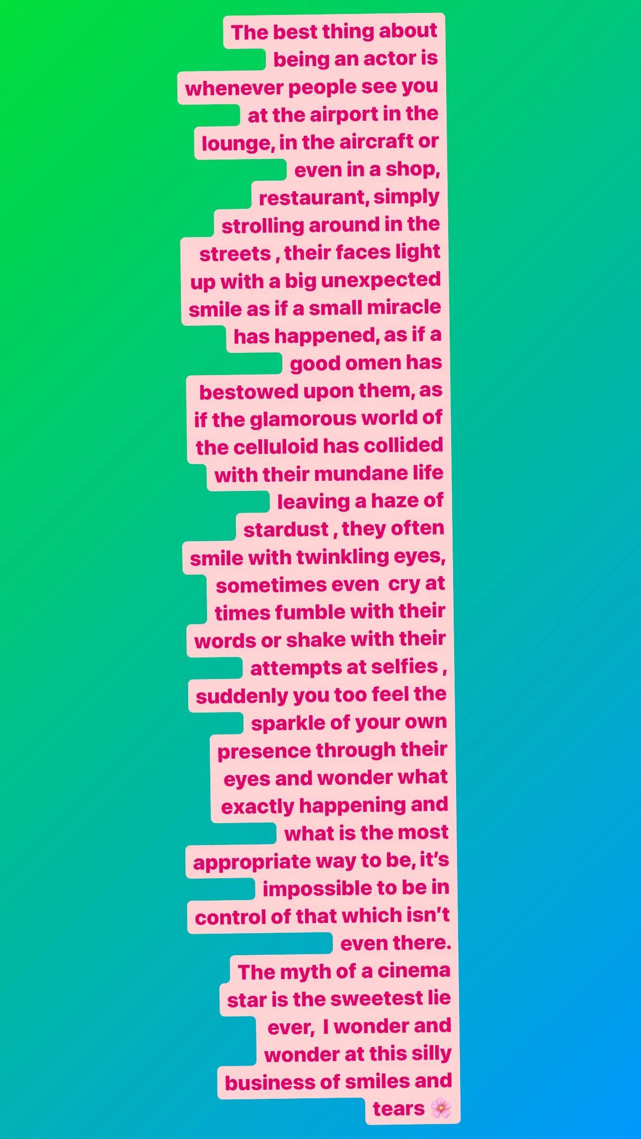 Kanganas Insta Story