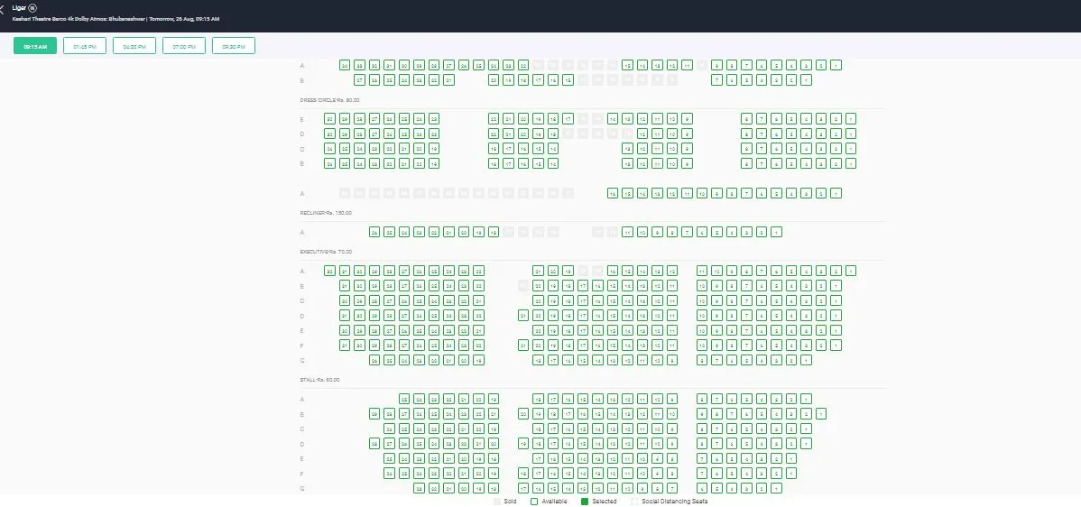 Liger Advance Booking on Aug 26 At Keshari Theatre