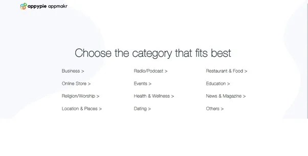 Selecting the right category