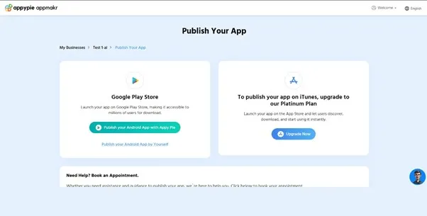 Publishing your app