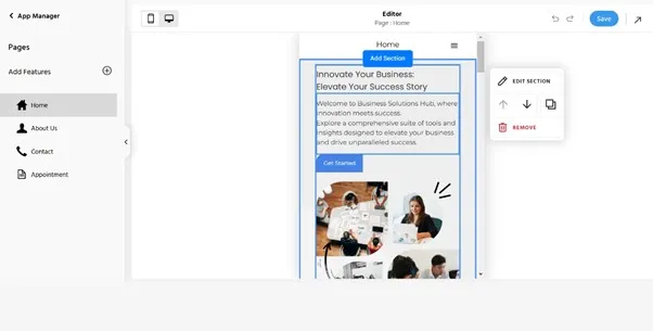 Customizing with drag-and-drop simplicity