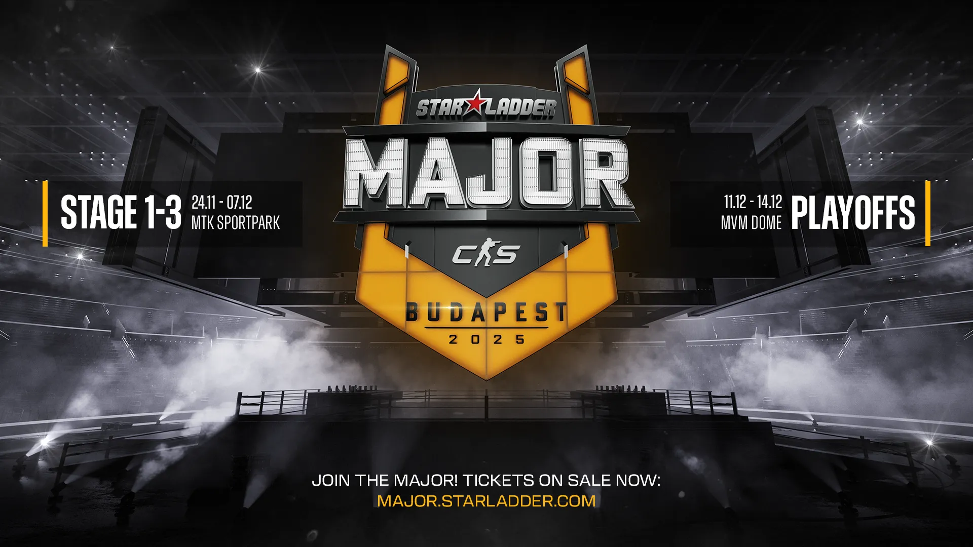 Press Release_StarLadder to Host 2025 CS2 Major in Budapest’s 20,000-Seat MVM Dome