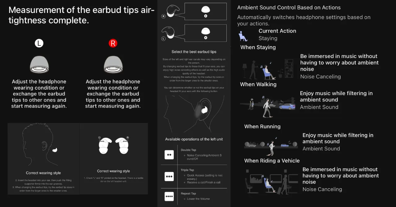 Sony LinkBuds Fit Ui