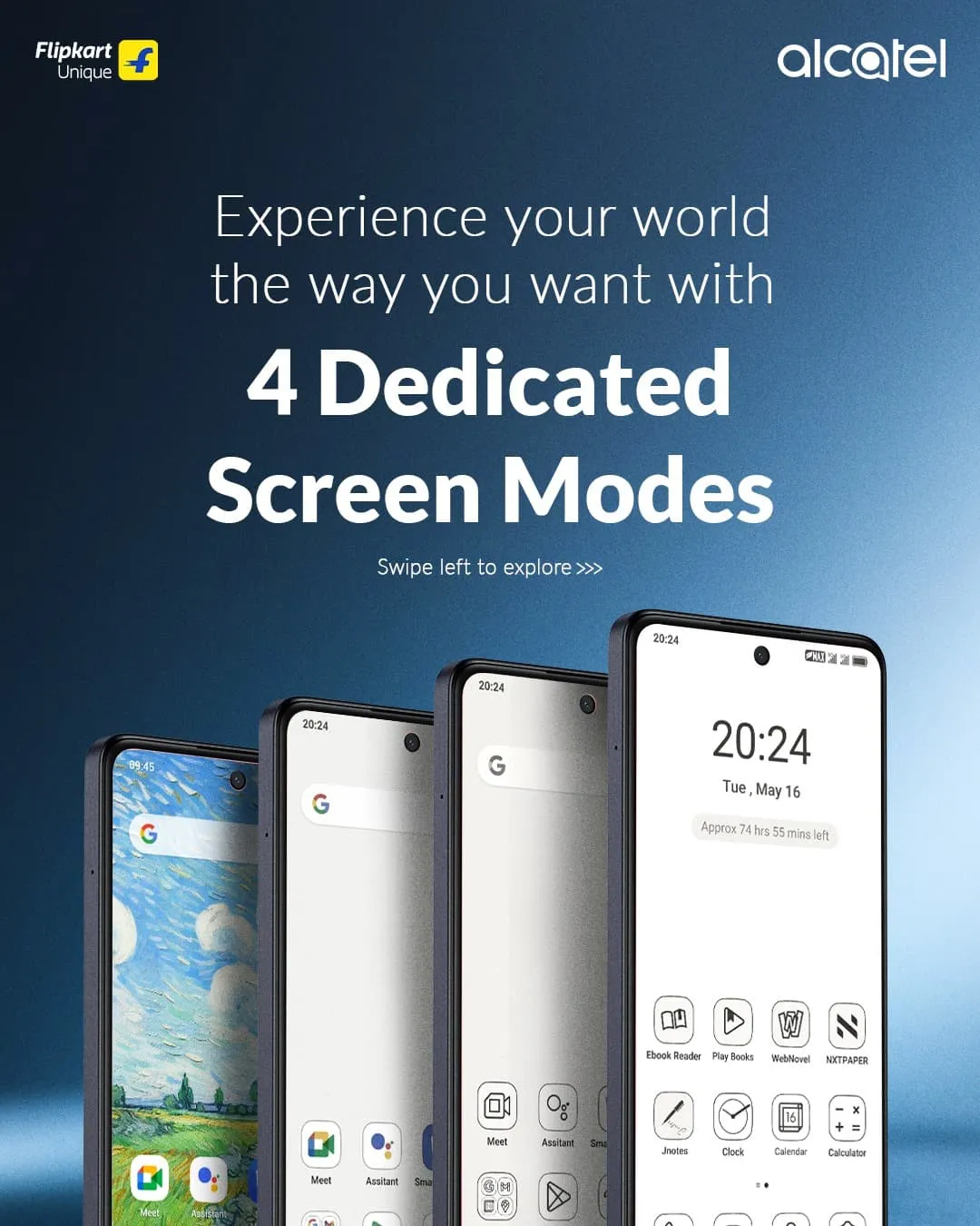 Alcatel V3 flaunts NXTPAPER tech teaser