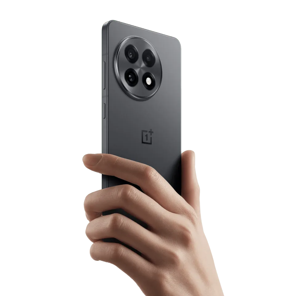 Modern gray smartphone with four rear cameras.