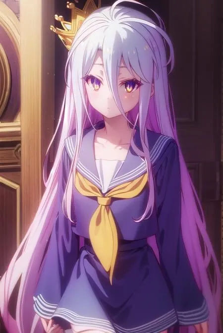 Shiro (白) - No Game No Life (ノーゲーム・ノーライフ) - anime s1 | Stable Diffusion  Model - LORA | Tensor.Art