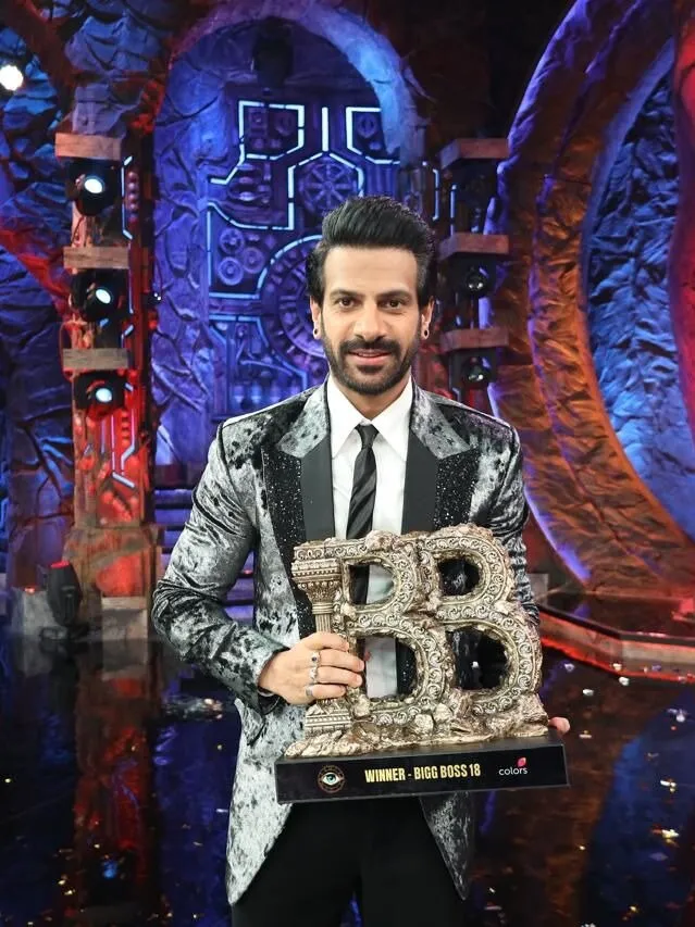 Bigg Boss 18 Winner breaking news Karan Veer Mehra lifts the trophy, takes  Rs 50 lakh home - India Today
