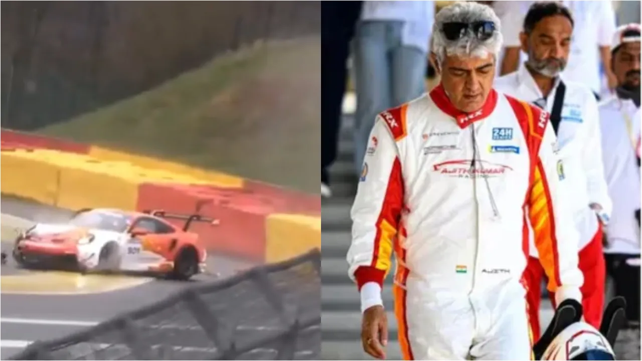 hero ajith met with an accident