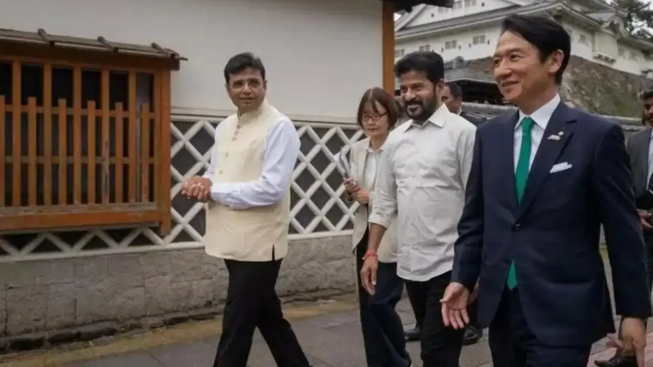 CM Revanth Team in Japan