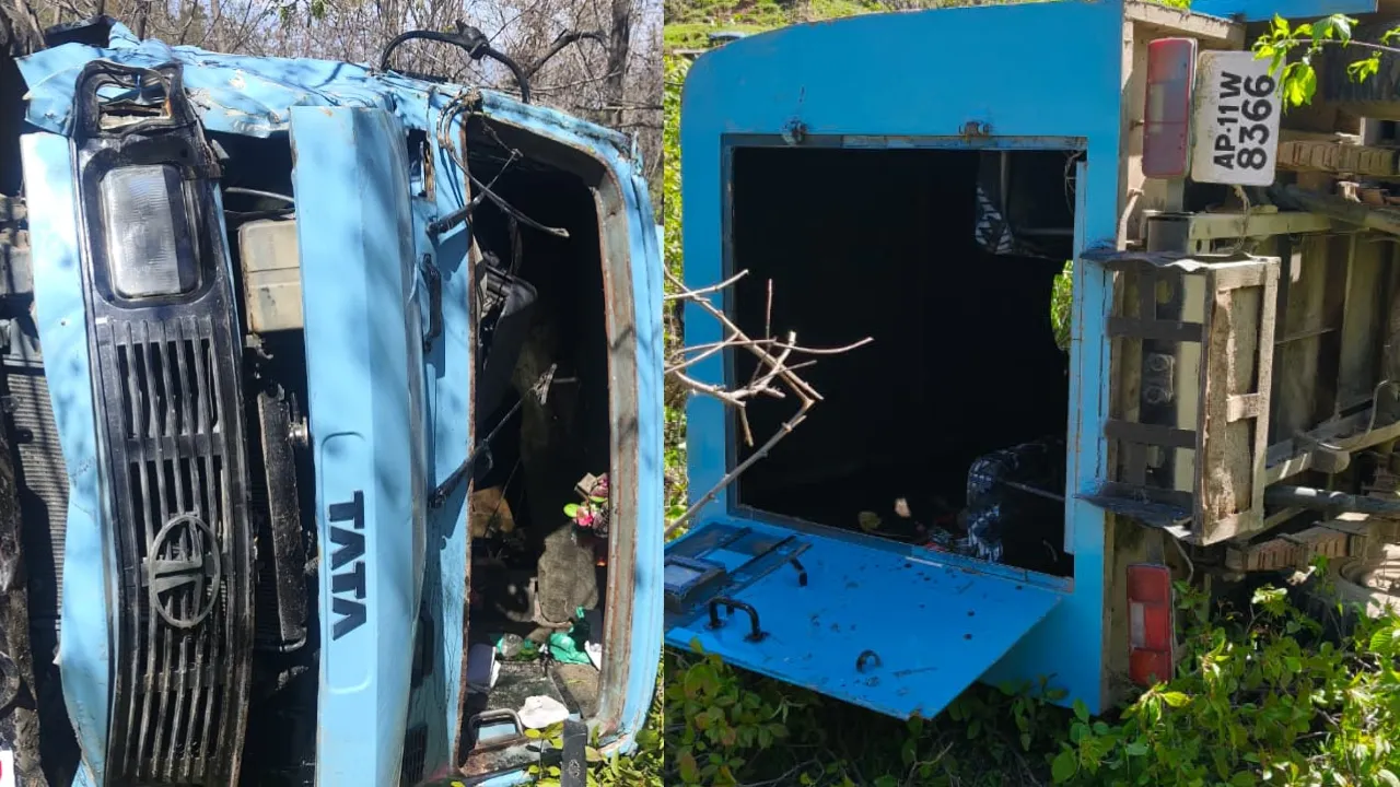 CRPF vehicle skidded