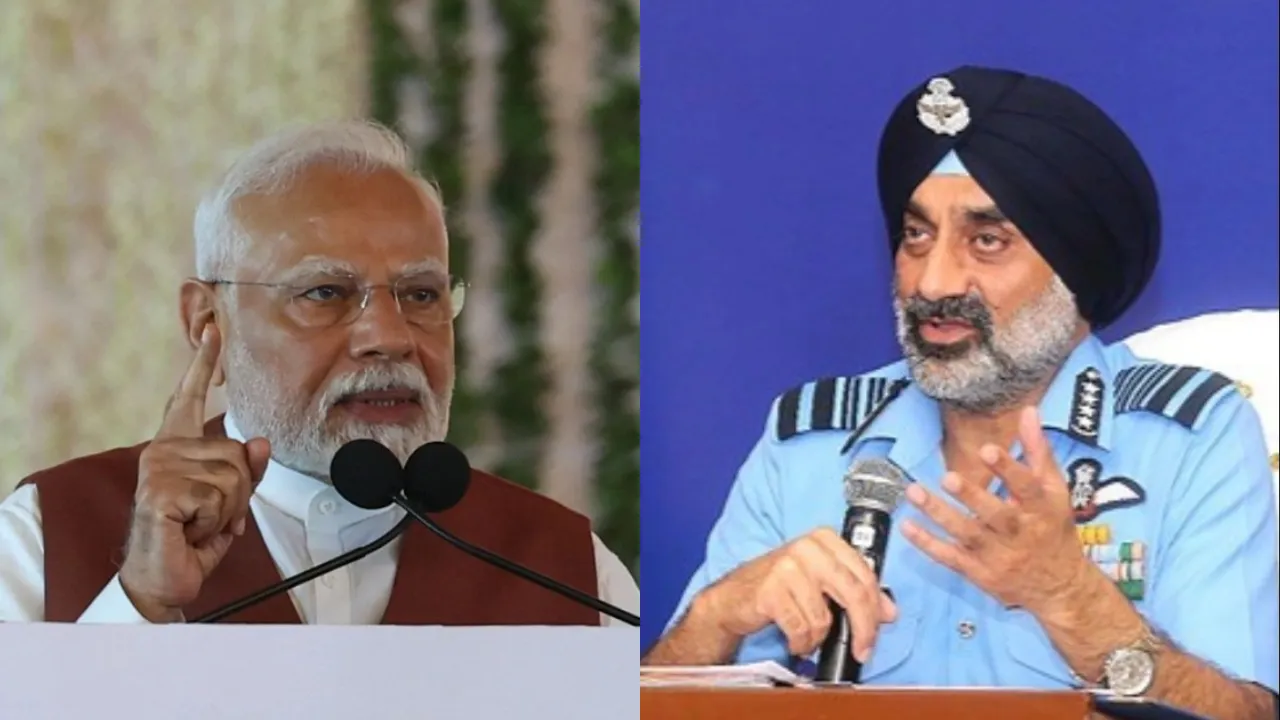 Amid rising Indo-Pak tension, IAF Chief meets PM Modi in Delhi