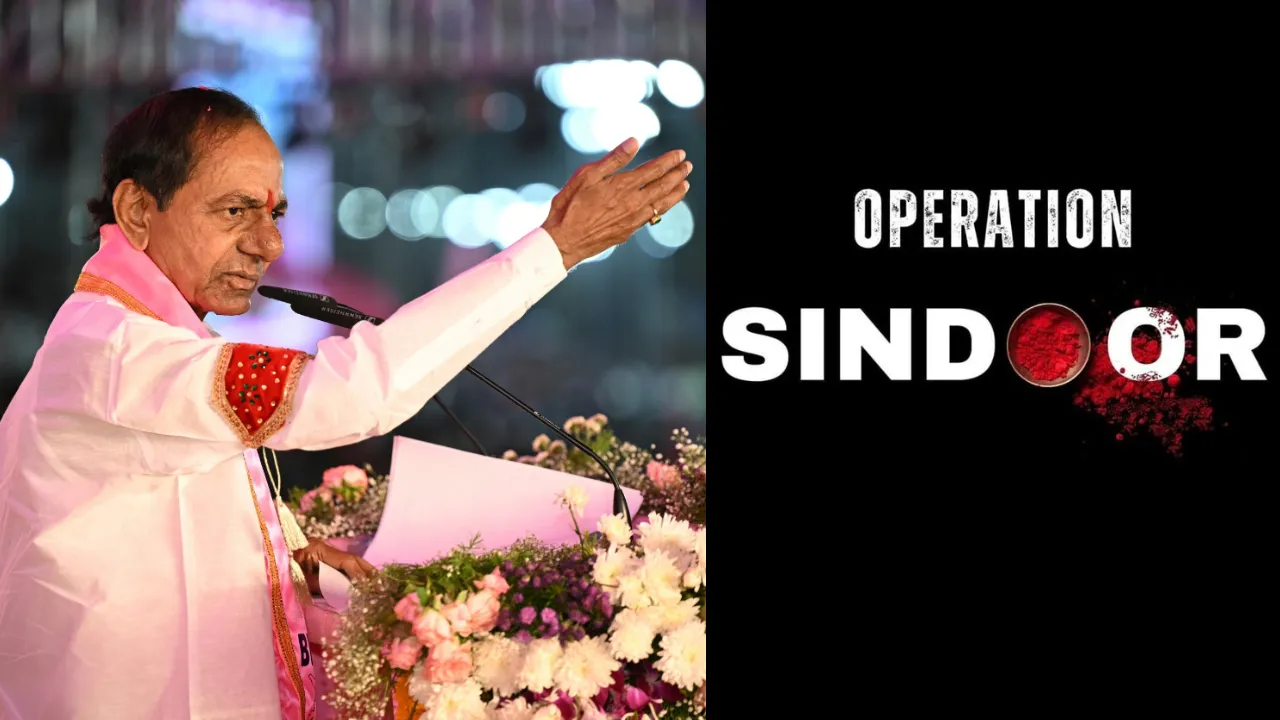 Operation Sindhur KCR Reaction