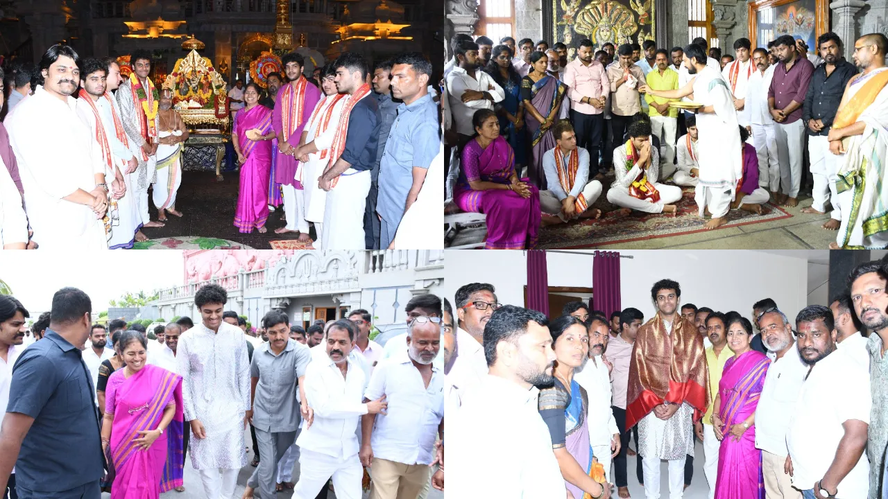 Himanshu At Yadadri Temple