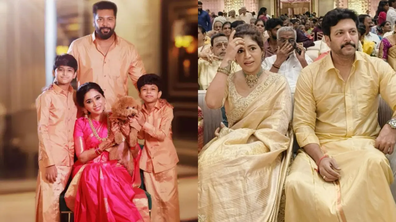 jayam ravi family 