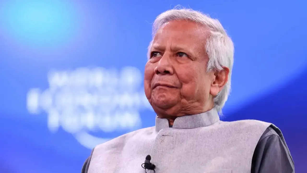 Potests against  muhammad yunus interim govt in Bangladesh