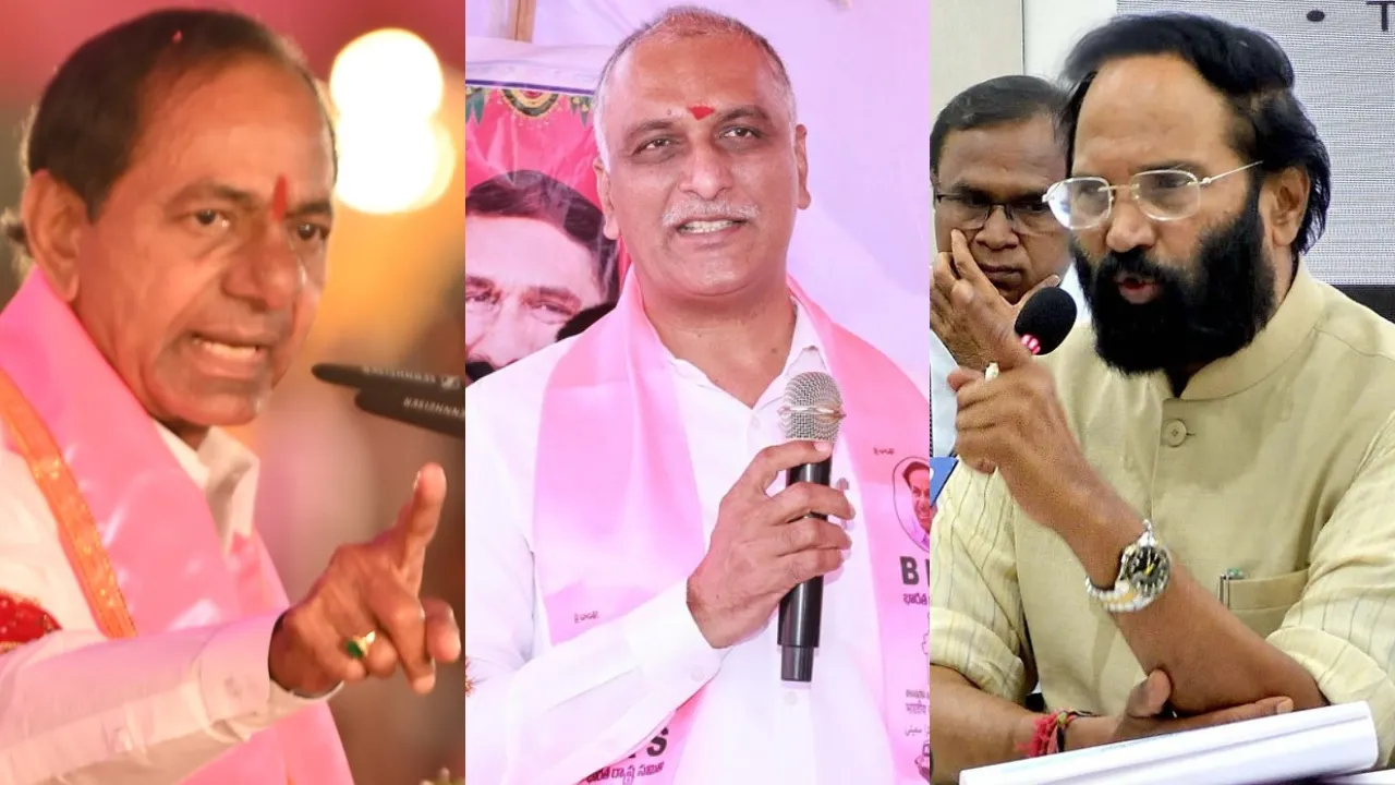 KCR Harish Rao Uttam Kumar reddy