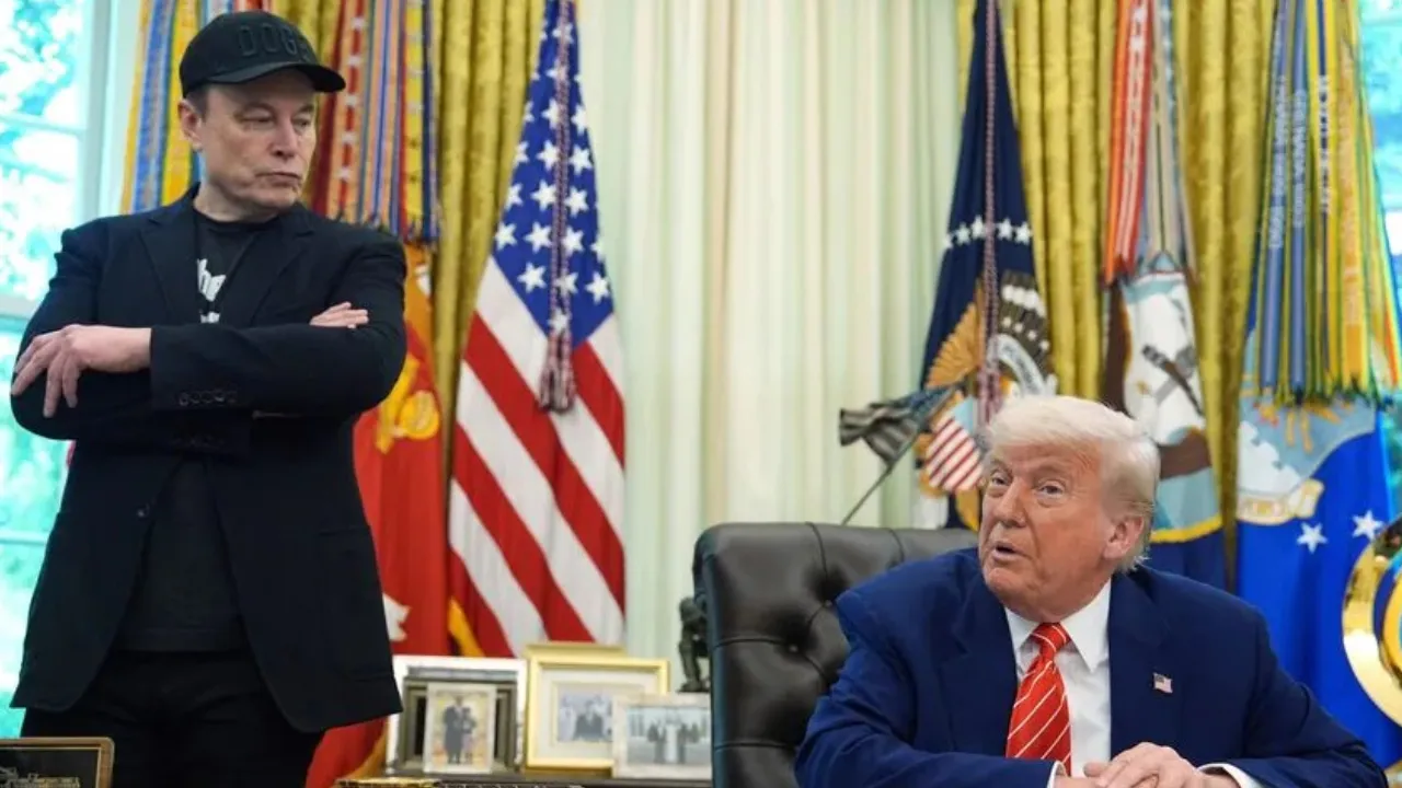 Elon musk and Trump