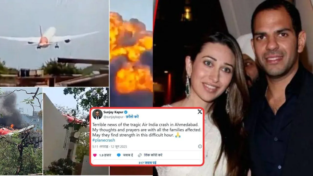 sanjay kapoor shared post on ahmedabad plane crash before passed away