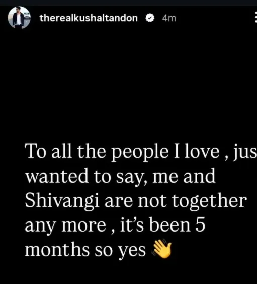 kushal tandon post