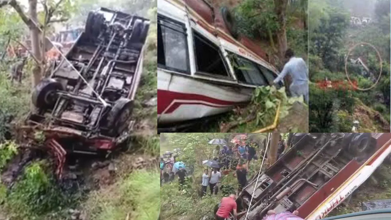 himachal pradesh mandi bus accident 2 died