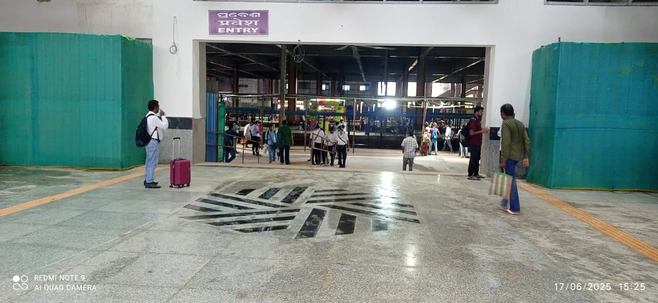 newly built Bhubaneswar railway station