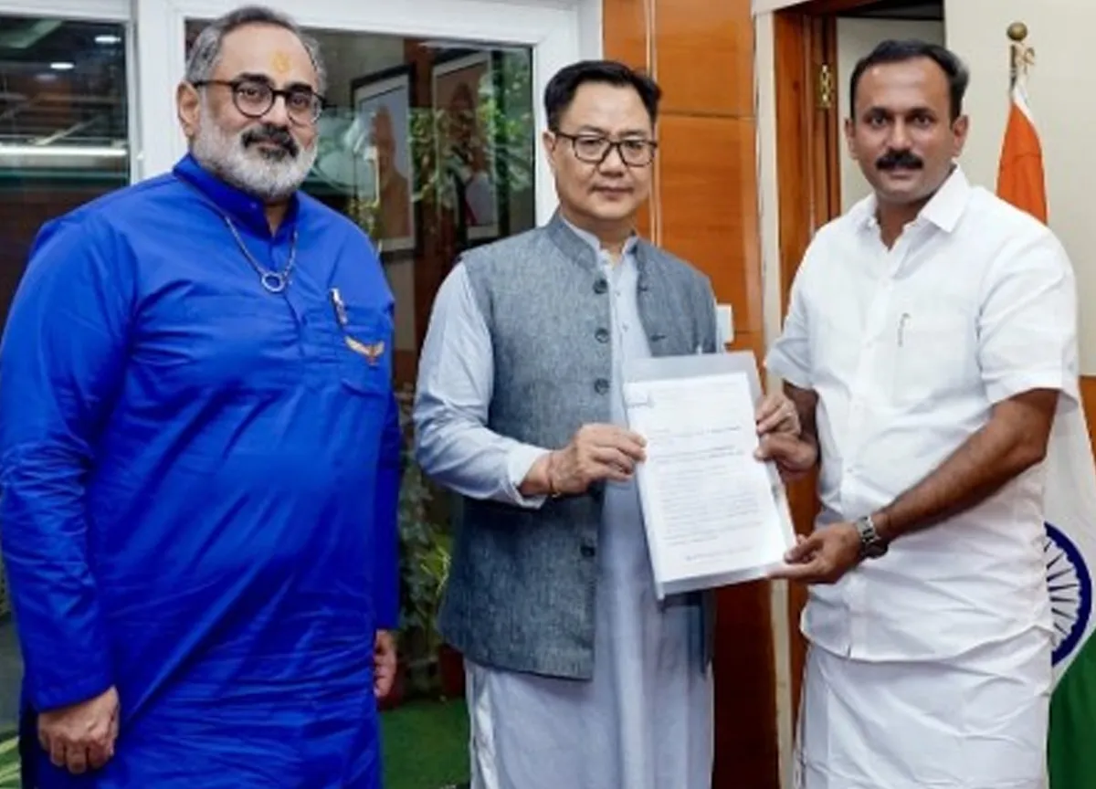 shon george rajiv chandrasekhar kiran rijiju