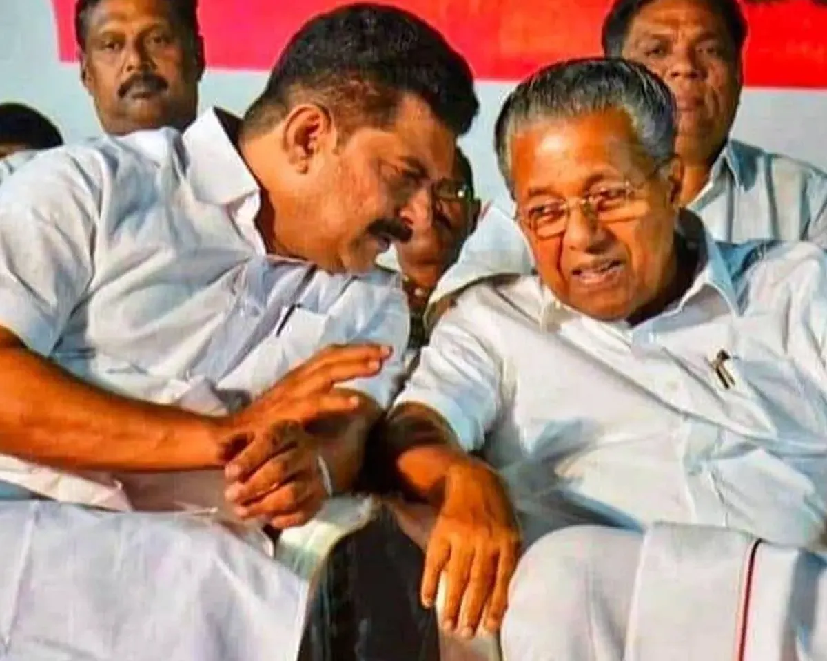 pv anvar pinarai vijayan