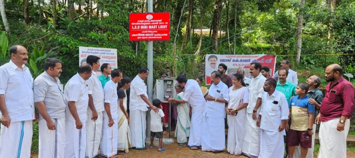 high mast light inauguration jose k mani-2