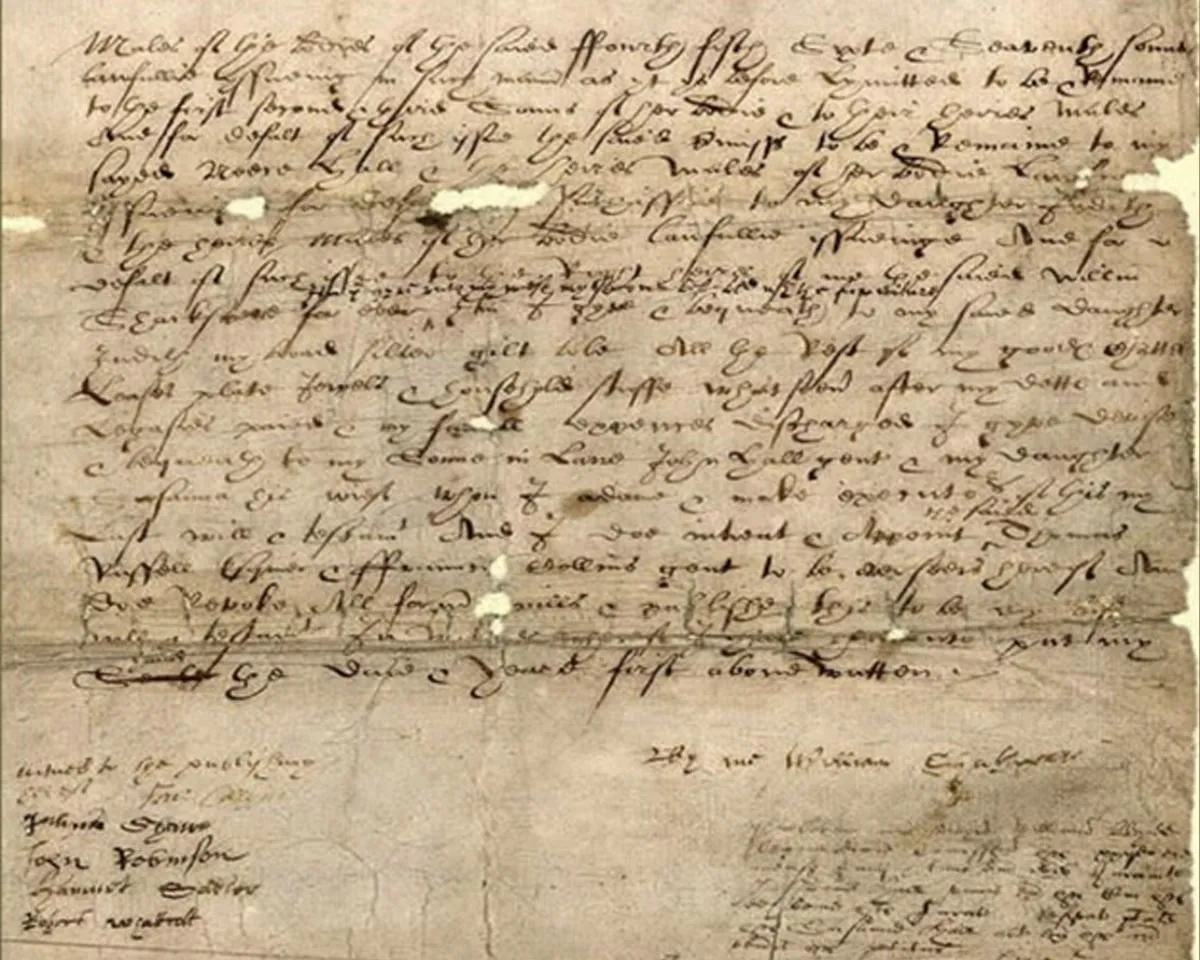 shakesperes handwriting