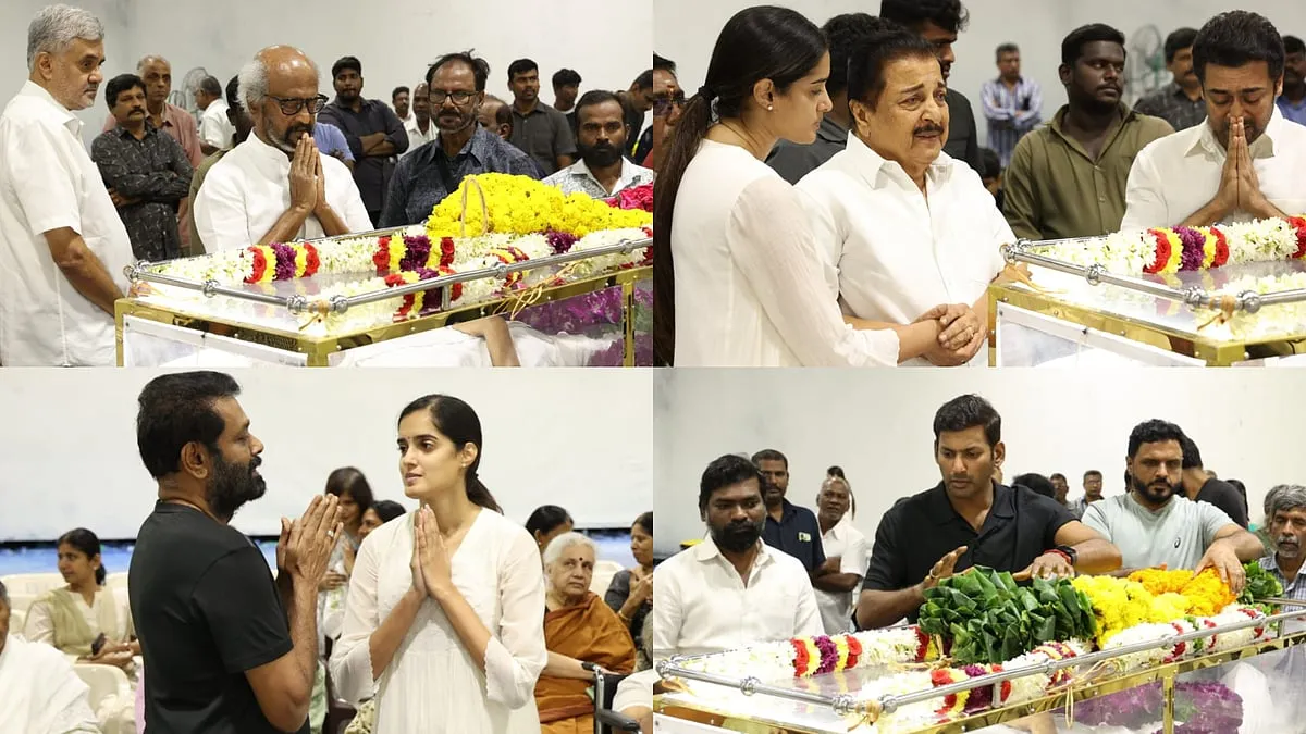 Rajinikanth, Vishal, director Vasanth and more pay homage to AVM Saravanan