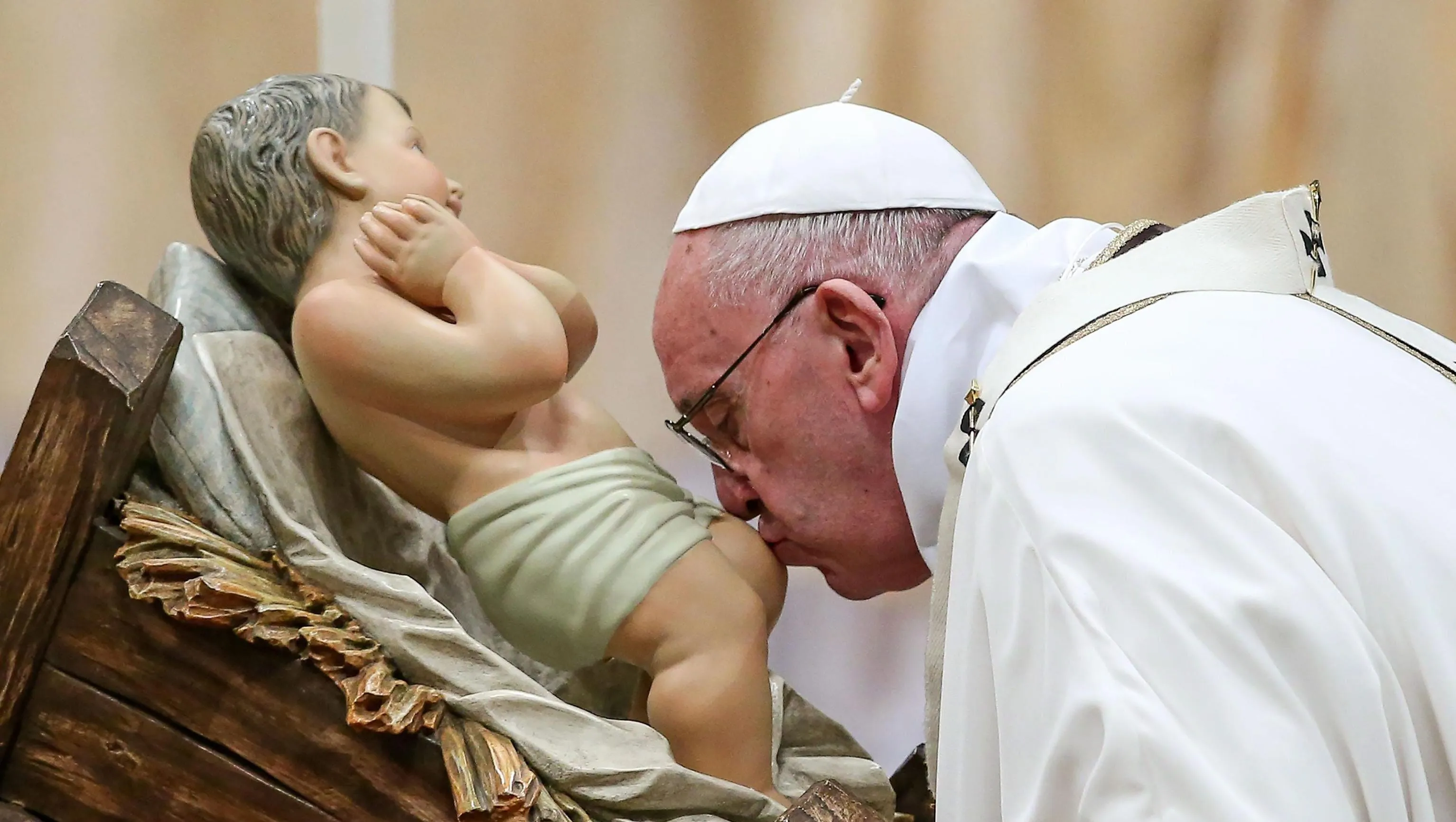 Pope Francis celebrates Christmas Eve Mass