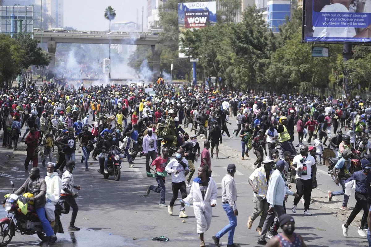 Kenya violence: Five shot dead as protesters breach Kenya's parliament -  The Hindu